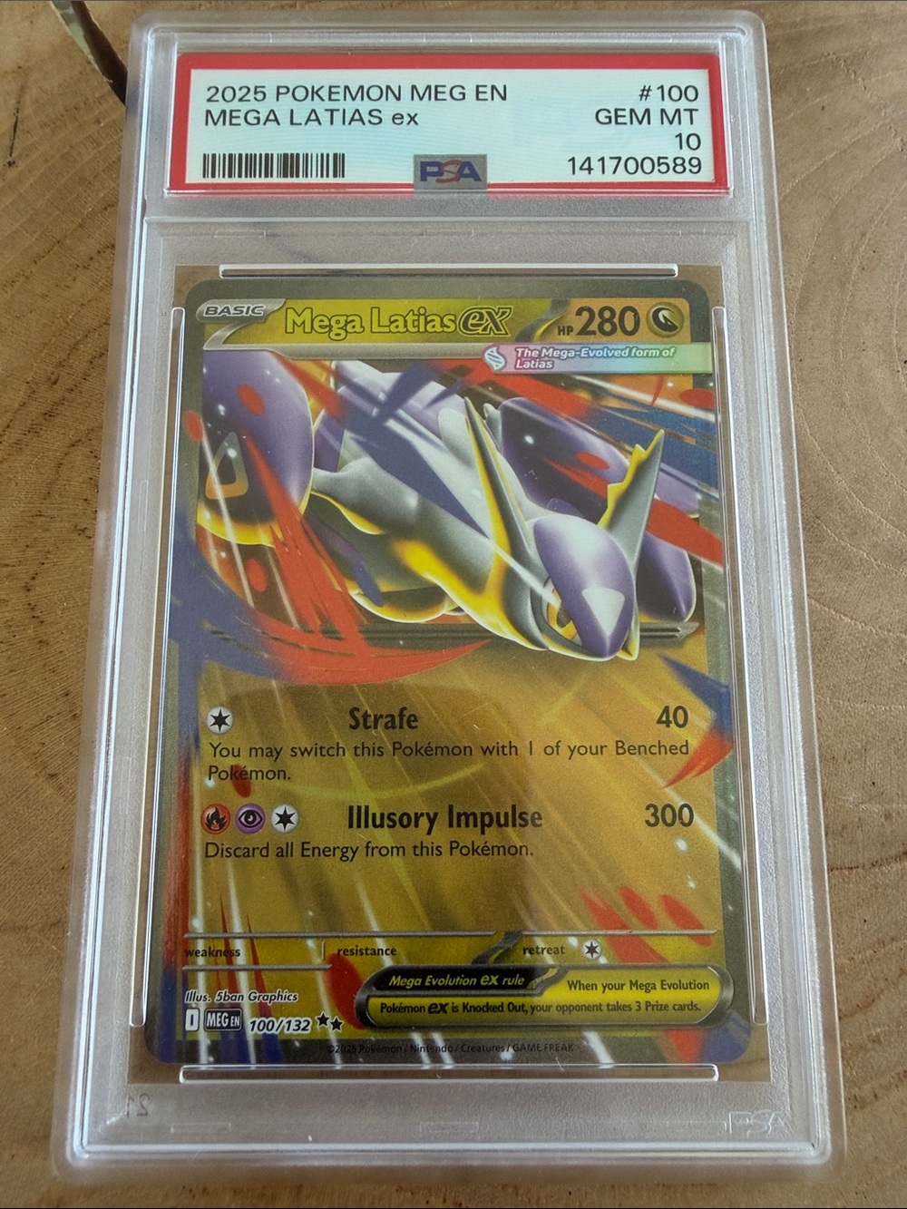 PSA 10 Mega Latias EX Double Rare from Mega Evolution